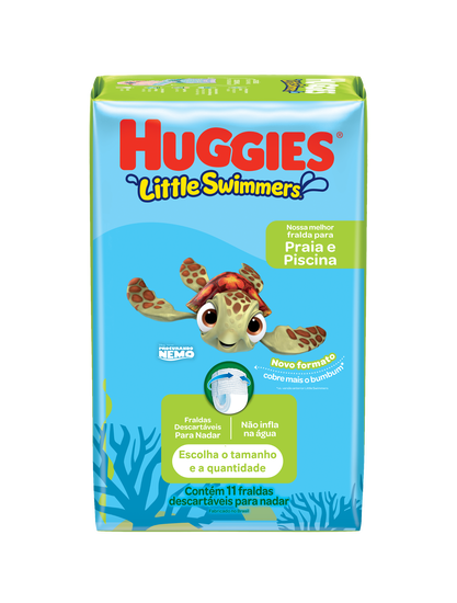 Fralda Huggies Little Swimmers  (Tamanhos P-M-G-XG)